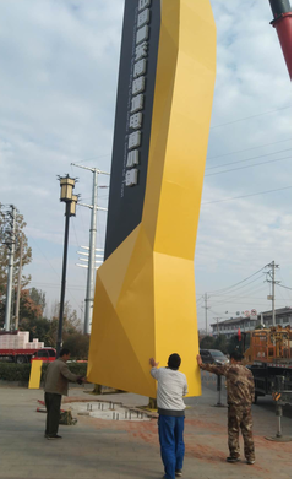 广昌标识标牌的安装方法。