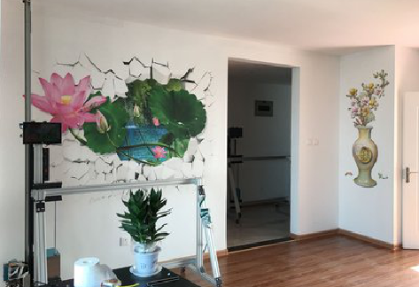 广昌墙体彩绘相比墙纸的优势。